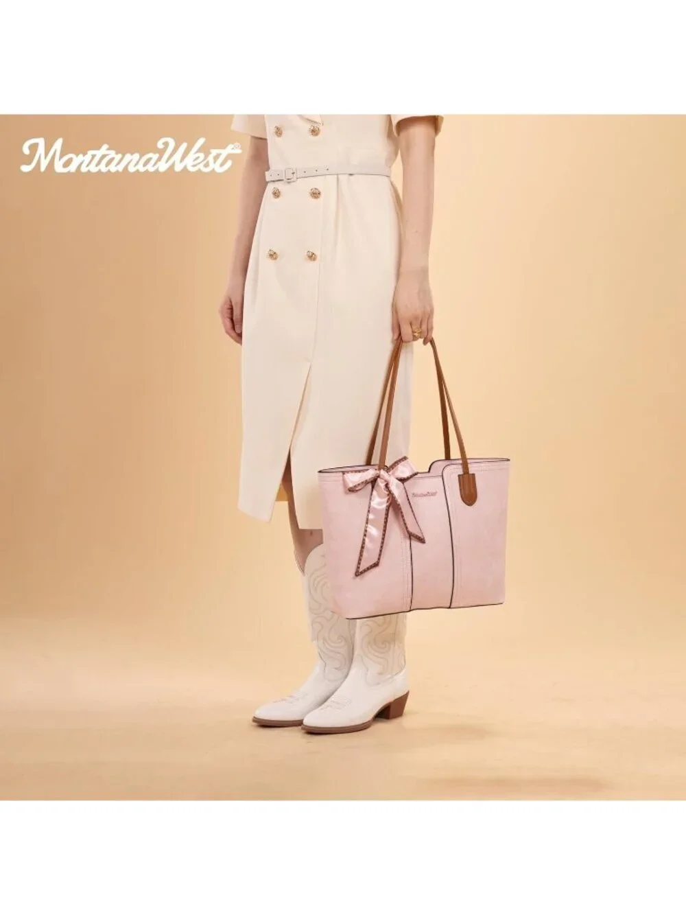 WomenCherry Blossom Coral Orange Medium Tote Bags Top Handle Satchel Purses